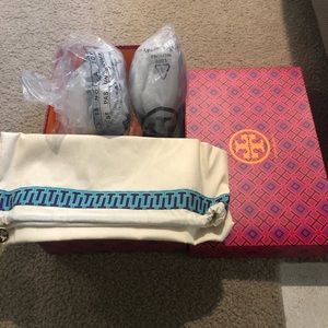 Tory Burch Black wedges